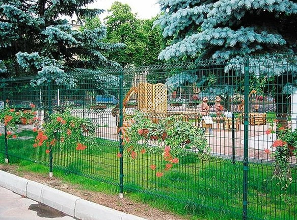 Цена Ограждение парка металлическое из зд сетки в Москве Купить Ограждение парка металлическое из зд сетки